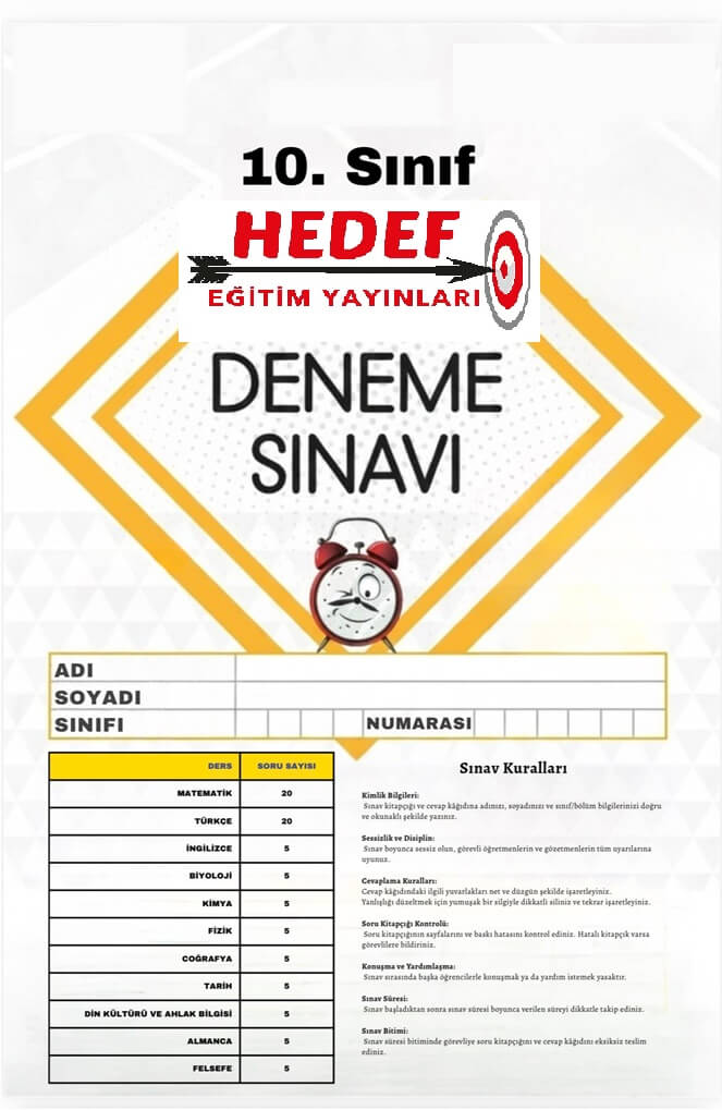10. Sınıf Hedef Denemeleri 1-4