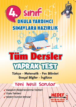 4. Sınıf Tüm Dersler Yaprak Test